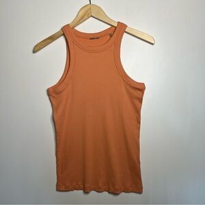 Elie Tahari Bright Orange Tank Top